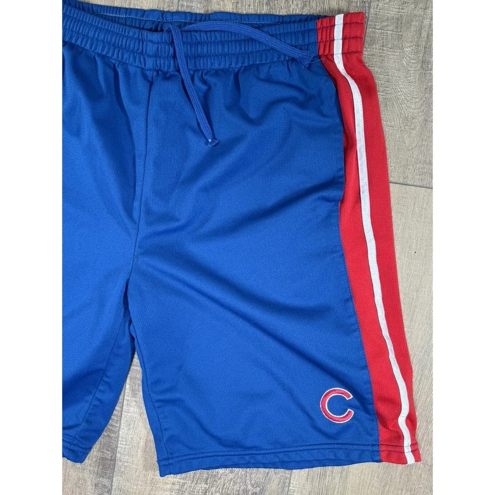 Y2K Nike Chicago Cubs Shorts Sz Med Team Authentic Practice Mesh Vintage Logo